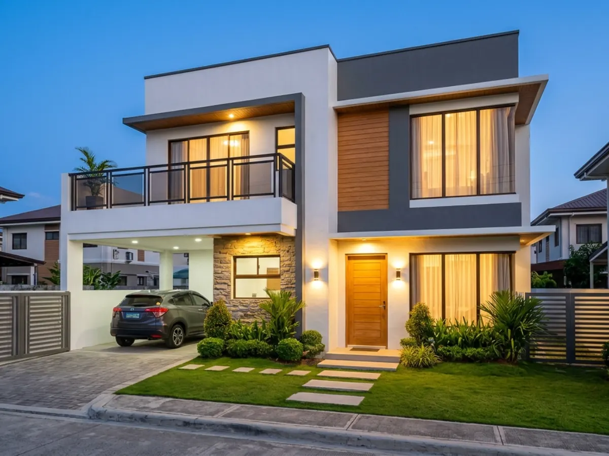 Residencia moderna con jardín y casa club en Aqua